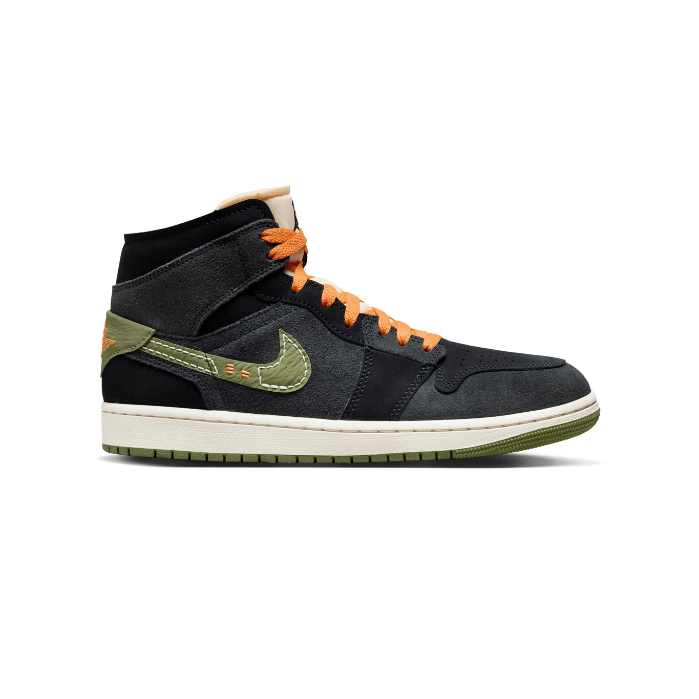 Calzado para niños grandes Air Jordan 1 Mid SE Craft.